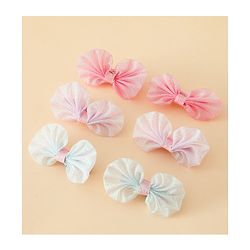 Babyhug Free Size Bow & Butterfly Clips - Multicolor