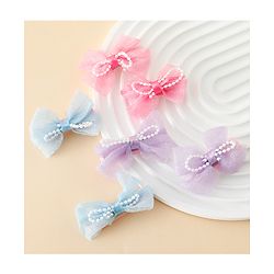 Babyhug Kids Free Size Bow & Butterfly Clips Pack of 6 - Multicolor