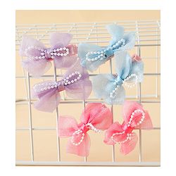 Babyhug Kids Free Size Bow & Butterfly Clips Pack of 6 - Multicolor