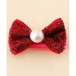 Babyhug Kids Free Size Bow & Butterfly Clips - Golden