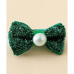 Babyhug Kids Free Size Bow & Butterfly Clips - Golden