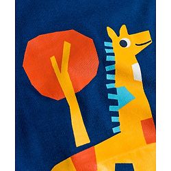 Babyhug Cotton Knit Half Sleeves T-Shirts with Stripes & Animal Graphics Pack of 3 - Multi Color