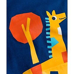 Babyhug Cotton Knit Half Sleeves T-Shirts with Stripes & Animal Graphics Pack of 3 - Multi Color