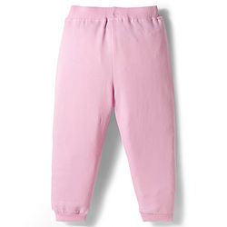 Babyhug Disney Terry Knit Full Length Lounge Pant With Minnie & Daisy Print - Pink
