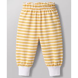 Babyhug Cotton Knit Full Sleeves Striped & Animal Printed Co-Ords T-Shirt & Pyjama Night Suit Pack Of 2 - Multicolor