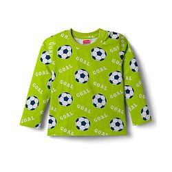 Babyhug 100% Cotton Knit Full Sleeves T-Shirt & Pyjama Night-Suit With Dino & Football Print Pack of 2 - Multicolor