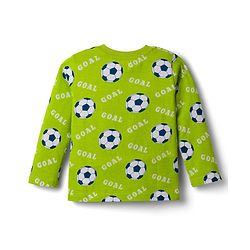 Babyhug 100% Cotton Knit Full Sleeves T-Shirt & Pyjama Night-Suit With Dino & Football Print Pack of 2 - Multicolor
