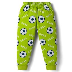 Babyhug 100% Cotton Knit Full Sleeves T-Shirt & Pyjama Night-Suit With Dino & Football Print Pack of 2 - Multicolor