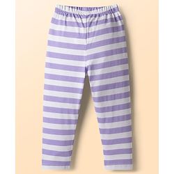 Babyhug Cotton Knit Full Sleeves T-Shirt & Pyjama Night-Suit With Breakfast Print Pack of 2 - Multicolor