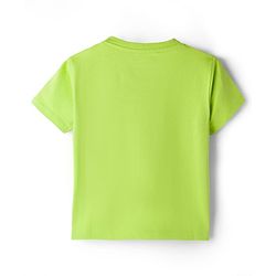 Babyhug Cotton Knit Half Sleeves T-Shirt with Mommy's Favourite Print - Light Green