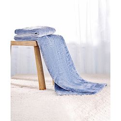 Babyhug Coral All Seasons Blanket - Bluish Purple