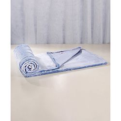 Babyhug Coral All Seasons Blanket - Bluish Purple