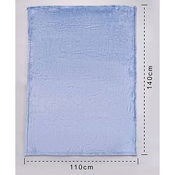 Babyhug Coral All Seasons Blanket - Bluish Purple