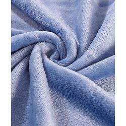 Babyhug Coral All Seasons Blanket - Bluish Purple