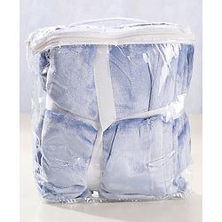 Babyhug Coral All Seasons Blanket - Bluish Purple