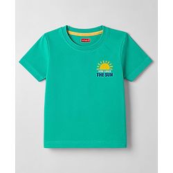 Babyhug Cotton Knit T-Shirts Half Sleeves with Graphics MULTICOLOR 3-6 Months Pack of 5