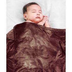 Babyhug Coral All Seasons Blanket - Brown