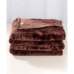 Babyhug Coral All Seasons Blanket - Brown
