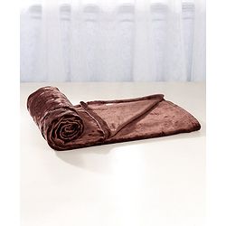 Babyhug Coral All Seasons Blanket - Brown