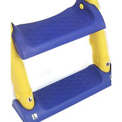 Babyhug Potty Training Toilet Seat with Adjustable Ladder & Step Stool - Green & Yellow| Anti-Slip Toddler Toilet Trainer| Compact Fold for Storage| Compatible with all Commode Types