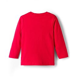 Babyhug Cotton Knit Full Sleeves T-Shirts with Stripes Tiger & Players Chicago 27 Graphics Pack of 3 - Yellow Red & Blue