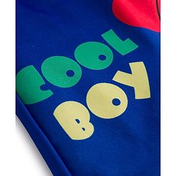 Babyhug Water Repellent Full Raglan Sleeves Legged Swimsuit   With Dino Print - Navy Blue