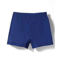 Babyhug Water Repellant Half Raglan Sleeves Two Piece Swimsuit With Shark Print - Navy Blue