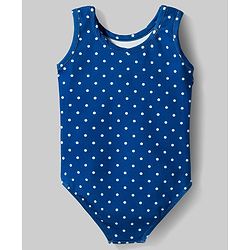 Babyhug Water Repellent Sleeveless V Cut Swimsuit with Strawberry Print - Navy Blue