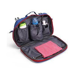 Babyhug Duet Diaper Bag with Diaper Changing Mat and Small Detachable Pouch - Grey Yellow| Set of 3 & Insulated Bottle Pouch|Water Resistant Fabric|Multi-carry Option| Durable Zipper| Easy to Maintain