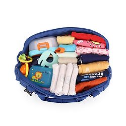Babyhug Duet Diaper Bag with Diaper Changing Mat and Small Detachable Pouch - Grey Yellow| Set of 3 & Insulated Bottle Pouch|Water Resistant Fabric|Multi-carry Option| Durable Zipper| Easy to Maintain