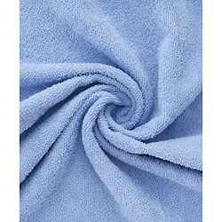 Babyhug Knit Towel with Tiger Embroidery L 95 x B 50.5 cm - Light Blue