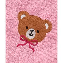 Babyhug Knit Towel with Tiger Embroidery L 95 x B 50.5 cm - Light Blue