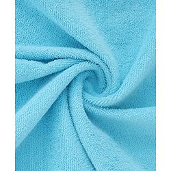Babyhug Knit Towel with Tiger Embroidery L 95 x B 50.5 cm - Light Blue