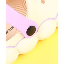 Cute Walk by Babyhug Clogs with Mushroom Applique - Beige