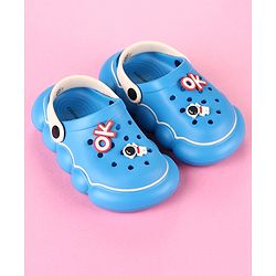 Cute Walk by Babyhug Clogs With Applique Detailing & Back Strap Closure - Blue