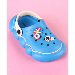 Cute Walk by Babyhug Clogs With Applique Detailing & Back Strap Closure - Blue