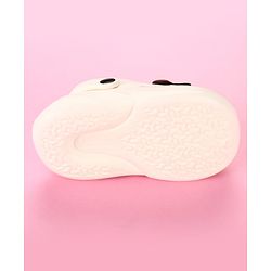 Cute Walk by Babyhug Clogs with Back Strap & Mushroom Applique - Off White