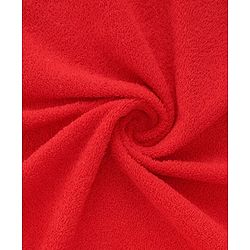 BABYHUG TERRY Knit Hooded Towel With Dog Patch L 71.5 cm x B 70.5 cm - Red