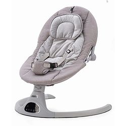 Babyhug Electric Rocker with Mosquito Net - Blue| Baby Swing Cradle with Remote| 6 Speed Levels| Safety Harness| Built-in Music with Volume Control| Off Timer| Silent Operation| Remote Control