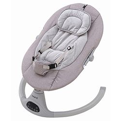 Babyhug Electric Rocker with Mosquito Net - Blue| Baby Swing Cradle with Remote| 6 Speed Levels| Safety Harness| Built-in Music with Volume Control| Off Timer| Silent Operation| Remote Control