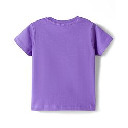 Babyhug Cotton Knit Half Sleeves T-Shirt With Sequin Detailing - Multicolor