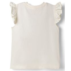 Babyhug Cotton Knit Half Sleeves T-Shirt With Sequin Detailing & Bow Applique - Multicolor