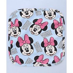 Babyhug Disney Interlock Knit Hand & Face Towels with Minnie Mouse Graphic Pack of 3 L 29 x B 29 cm - Multicolor