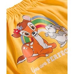 Babyhug Disney Lycra Knit Bloomers with Marie Graphic Pack of 3 - White Red & Yellow