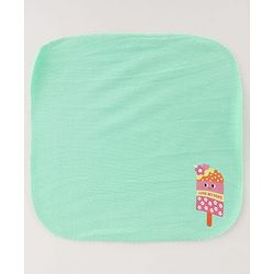 Babyhug Terry Knit Face & Hand Towel With Floral Print Pack Of 6 L 24 x B 24 cm- Multicolour