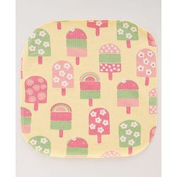 Babyhug Terry Knit Face & Hand Towel With Floral Print Pack Of 6 L 24 x B 24 cm- Multicolour