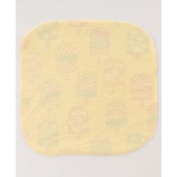 Babyhug Terry Knit Face & Hand Towel With Floral Print Pack Of 6 L 24 x B 24 cm- Multicolour