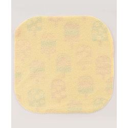Babyhug Terry Knit Face & Hand Towel With Floral Print Pack Of 6 L 24 x B 24 cm- Multicolour