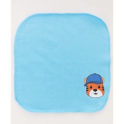 Babyhug Terry Knit Hand & Face Towel With Tiger Print Pack Of 6 L 24 x B 24 cm- Multicolour