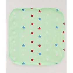 Babyhug Terry Knit Hand & Face Towel With Tiger Print Pack Of 6 L 24 x B 24 cm- Multicolour